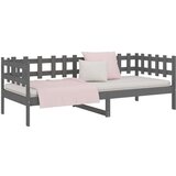  Dnevni ležaj sivi 80 x 200 cm od masivne borovine | shoptok.hr