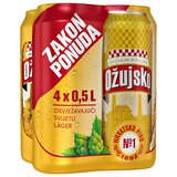 Ožujsko svijetlo lager pivo 0,5 l 4 pack limenke | shoptok.hr