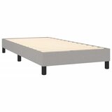  box spring s madracem LED svjetlosivi 80x200 cm tkanina | shoptok.hr