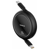 Baseus izvlečni kabel USB-C - USB-C 1m, 100W, črn | Shoptok.si