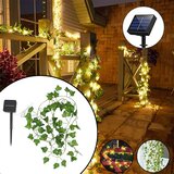  led solarne sijalice niz 10m sa lišćem | ePonuda.com