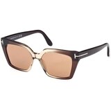 Tom Ford FT1030 47J ONE SIZE (53) Rjava/Oranžna | Shoptok.si