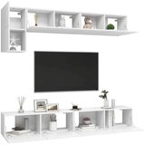  5-dijelni set TV ormarića bijeli od konstruiranog drva | shoptok.hr
