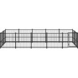  Zunanji pasji boks jeklo 9,38 m², (20799124) | Shoptok.si