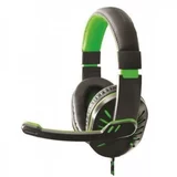 Esperanza gaming slušalke HP-330G črno-zelene