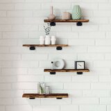 vidaXL Zidne police 4 kom boja hrasta 40x10x1 5 cm konstruirano drvo | shoptok.hr
