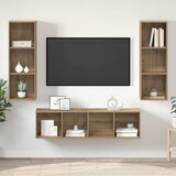  Set TV komoda 3 pcs Umjetnički hrast Konstruirano drvo | shoptok.hr