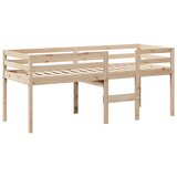  Visoki krevet s krovom 80 x 200 cm od masivne borovine | shoptok.hr