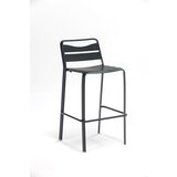 Ezeis Set od 2 sive vrtne aluminijske barske stolice Spring | shoptok.hr