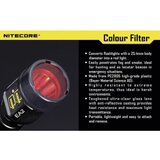 Nitecore NITNFB25 filter u boji EC1, EC2, EA1, EA2, MT2C, P12, SRT3, SRT5 i svjetiljke Ø 25 mm plava boja | Eponuda.ba