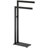 Zack Linea Stojalo za brisače (Dvoročno, Črna, Mat) | Shoptok.si