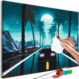  Slika za samostalno slikanje - Blue Moon Highway 60x40 Cijene