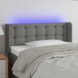  LED uzglavlje tamnosivo 83x16x78/88 cm od tkanine | shoptok.hr