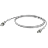 1165940020 RJ45 omrežni kabel\, Patch kabel CAT 6a S/FTP 2.00 m siva UL-certificirano 1 kos, (20446698)