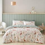Catherine Lansfield Zelena/bež posteljina za bračni krevet/za produženi krevet 230x220 cm Enchanted Twilight – | shoptok.hr