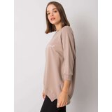 RUE PARIS Sweatshirt-RV-BL-6933.54-dark beige | Shoptok.si