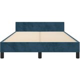  Okvir kreveta bez madraca tamnoplavi 120 x 200 cm baršunasti | shoptok.hr
