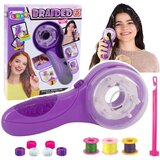  Uređaj za djecu za pletenje pletenica sa dodacima - ljubičasti | Shoptok.si