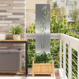 vidaXL Privatnost u vrtu Rezbarija Srebrno 32 x 140 cm Pocinčani čelik Cijene