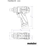 Metabo akumulatorska bušilica odvrtač vibraciona PowerMaxx BS Basic 600385500 | ePonuda.com