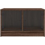  Stolić za kavu sa staklenim vratima boja hrasta 68x50x42 cm | shoptok.hr