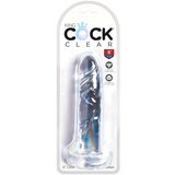 King Cock Clear 6 - vakuumski dildo (15 cm) | shoptok.hr