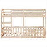 vidaXL Krevet na kat 90 x 190 cm od masivne borovine | shoptok.hr