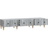 TV ormar Siva sonoma 147 x 34,5 x 30 cm Konstruirano drvo | Eponuda.com