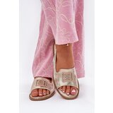 S. BARSKI Elegant Women's Sandals On Flat Heel With Decoration S.Barski | Shoptok.si