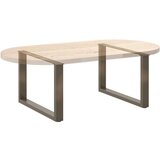  Noge za klub stolić U-oblik 2 kom Prirodni čelik 60 x (42-43) cm Čelik - Prirodna 60 x (42-43) cm 2 1 | shoptok.hr