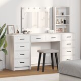 vidaXL Visoki ormar Set od 3 Bijela Konstruirano drvo Visoki ormar Cijene
