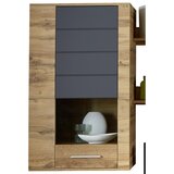 Mömax Dnevni Regal Fargo, Barva Hrasta, Siva, Led | Shoptok.si