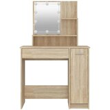  Toaletni stolić LED boja hrasta sonome 86,5 x 35 x 136 cm | Eponuda.com