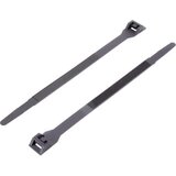 TRU COMPONENTS Vezica za kabele 180 mm crne boje s dvostrukom glavom 1592833 TC-DK-180SBK203 1 kom. | Eponuda.ba