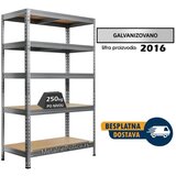 Police metal-medijapan 180x90x60cm 5x250kg rivet galva | ePonuda.com