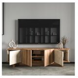 Hanah home TV polica Diana Travertine Walnut