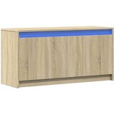 vidaXL TV omarica z LED sonoma hrast 100x34x50 cm inženirski les | Shoptok.si