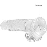 REALROCK Realistic Dildo with Balls 8" 19 cm Transparent | shoptok.hr