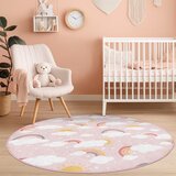 Mila Home Rožnata pralna otroška preproga ø150 cm Rainbow World – | Shoptok.si