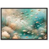  Slika - Oceanic beauty 120x80 U crnom drvenom okviru | shoptok.hr