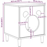  Mačja hiša Star les 42,5 x 40 x 52,5 cm Konstruiran les, (5000111181) | Shoptok.si