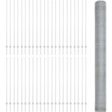  Stupovi ograde 22 kom U-kanal 160 cm galvanizirani čelik Šesterokutna ograda 1.6x100 m galvanizirani čelik | shoptok.hr