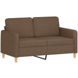  Kavč dvosed rjav 120 cm blago | Shoptok.si