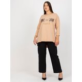 VITON Blouse-VI-BZ-2901.49P-dark beige | Shoptok.si