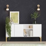 Hanah home komoda blanca whitegold console Cene