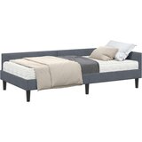 Kotni okvir postelje z matrico Drugo 2 pcs Siva Žamet, (5000123735) | Shoptok.si