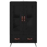  Highboard s ladicama Crni hrast 69,5 x 31 x 115 cm | shoptok.hr