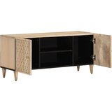 Maison Chic TV omarica - TV stojalo - Televizijska omarica 105x33x46 cm trden mangov les, (21699476) Cene