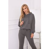 Kesi Sweatshirt set with a hood graphite | shoptok.hr