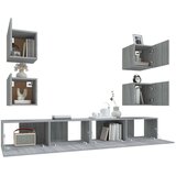  Komplet TV omaric 6-delni siva sonoma inženirski les, (20734884) | Shoptok.si